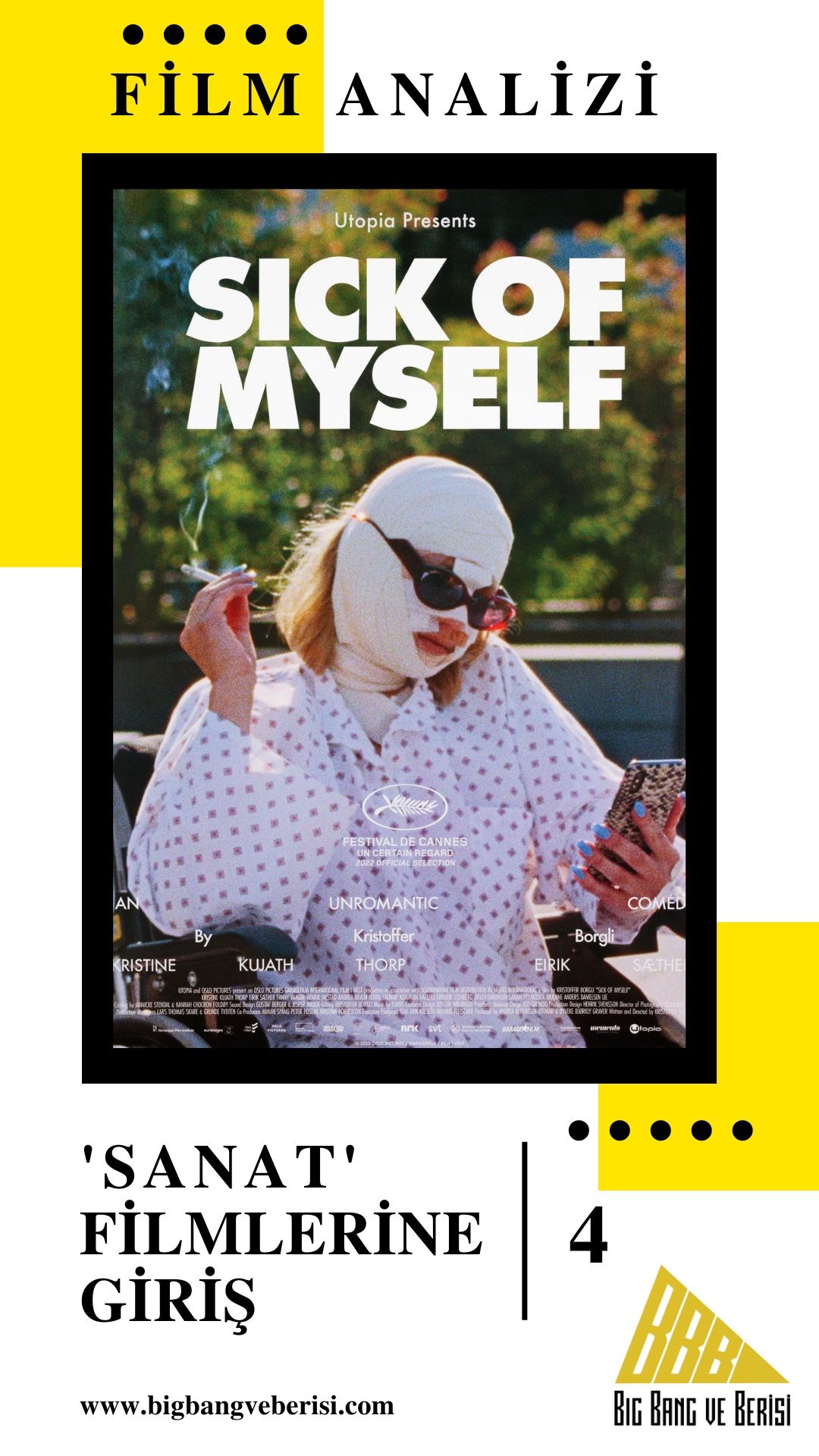 'Sanat' Sinemasına Giriş: Sick Of Myself duyuru görseli